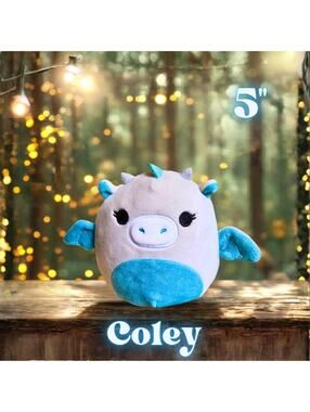 NWOT Squishmallows Coley the Dragon 5"
